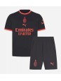 Otroški Nogometna dresi replika AC Milan Rafael Leao #10 Tretji 2026-27 Kratek rokav (+ hlače)